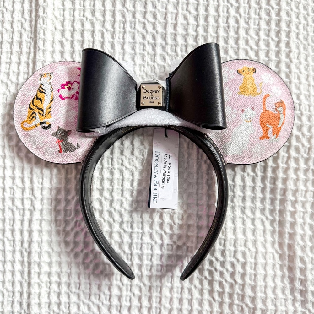 2024 Disney Parks Dooney & Bourke Disney Cats Minnie Ears Headband NEW